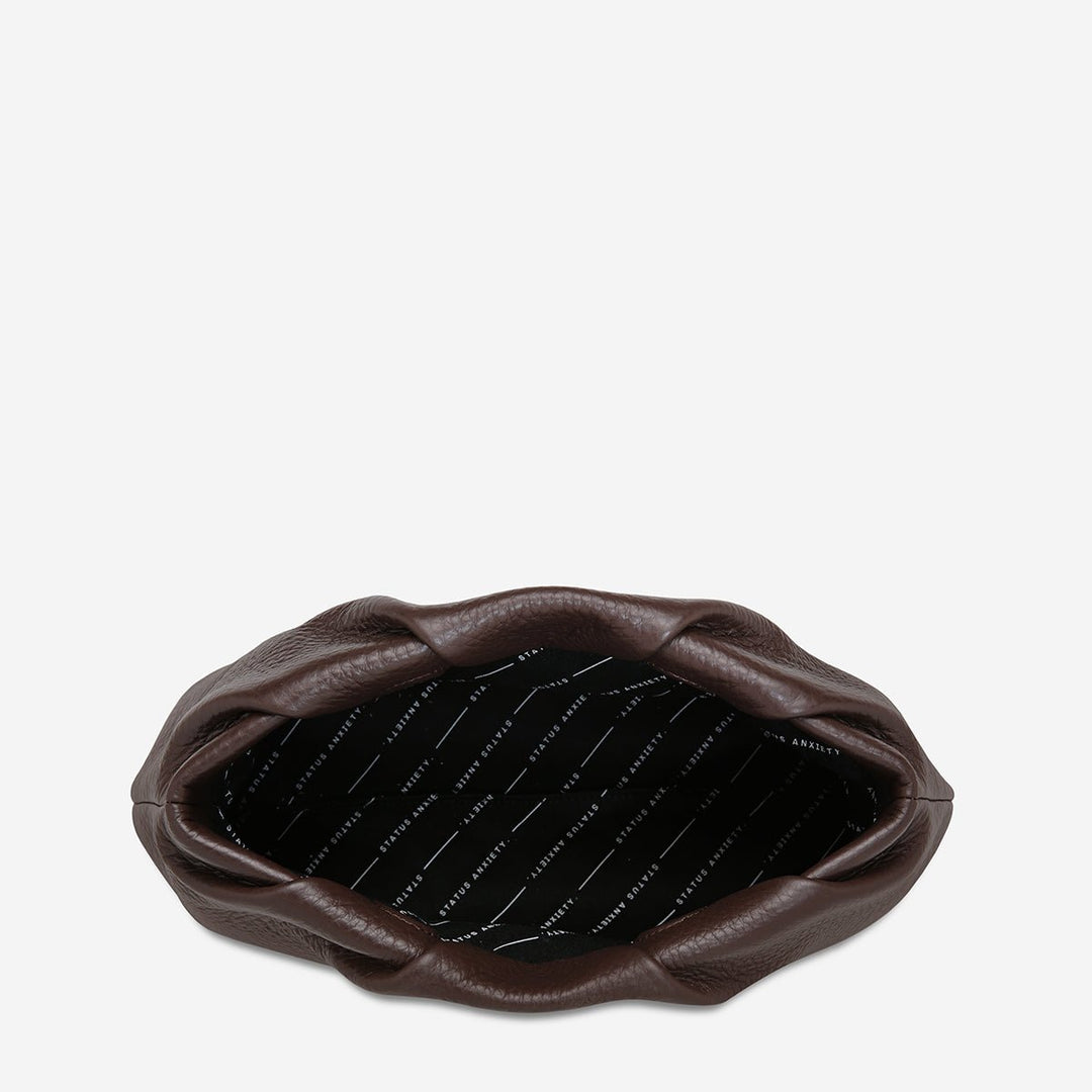 The Moment Clutch - Cocoa Bag Status Anxiety