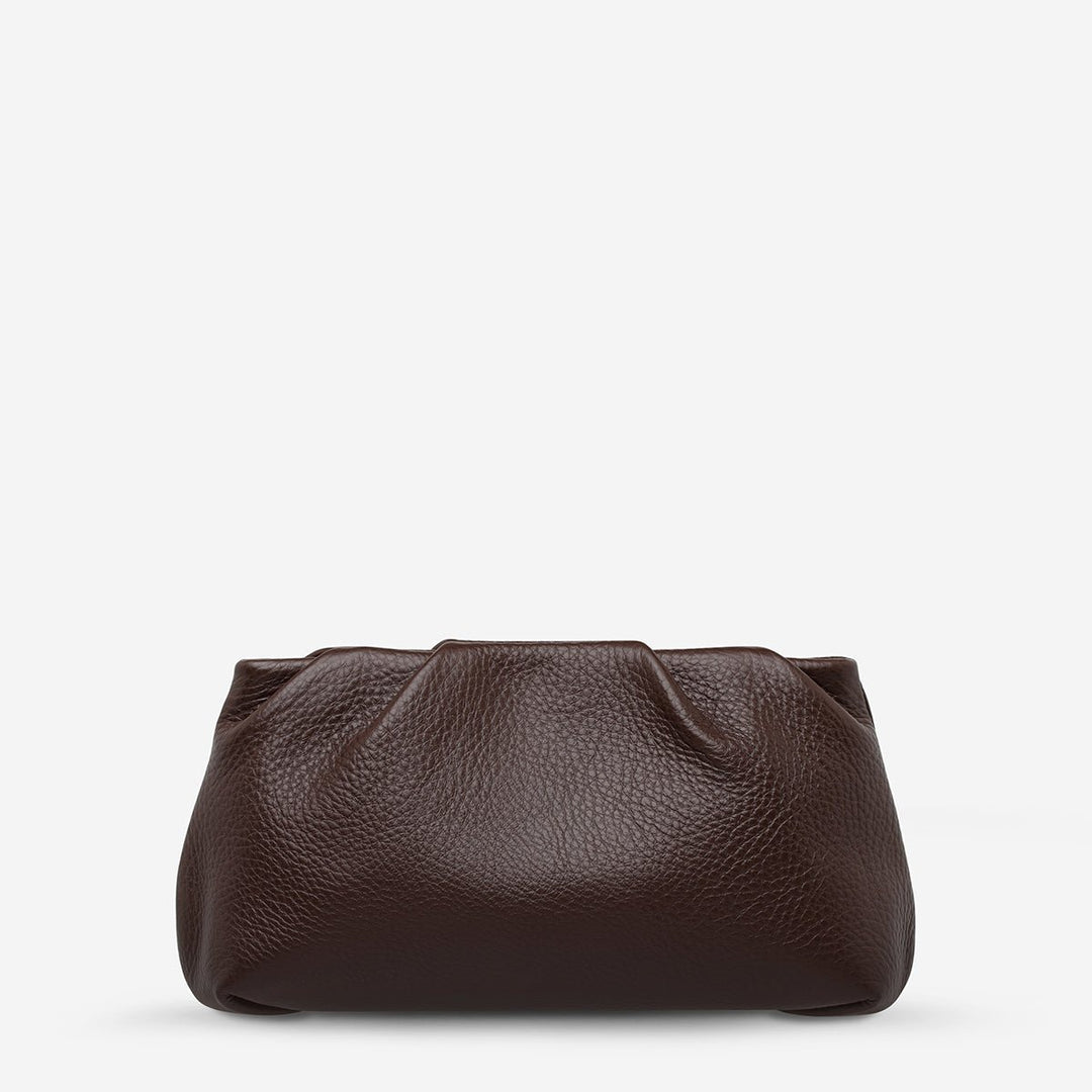 The Moment Clutch - Cocoa Bag Status Anxiety
