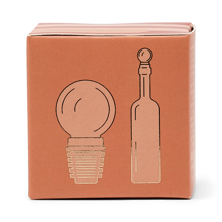 The Moony Glass Bottle Stopper - Amber Here's How