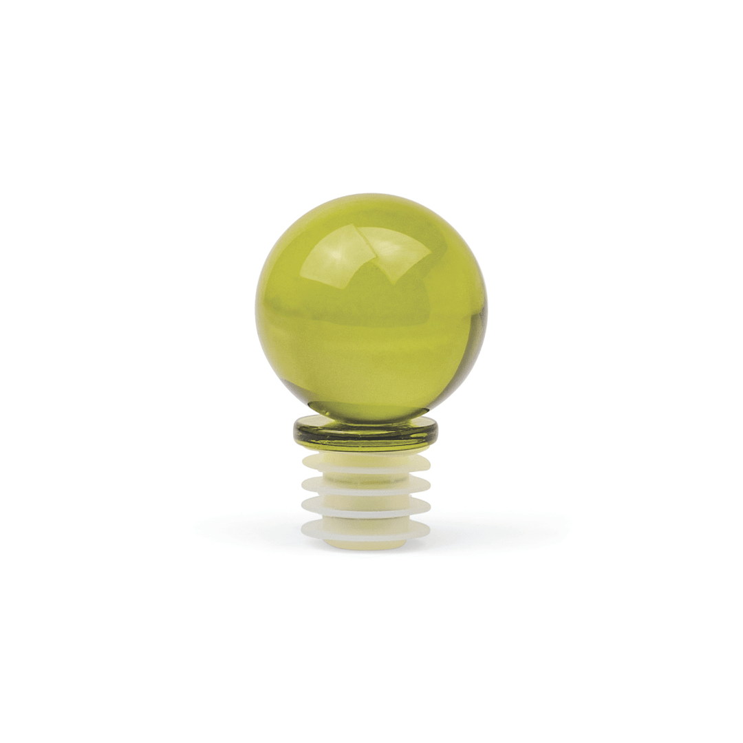 The Moony Glass Bottle Stopper - Olive Here's How