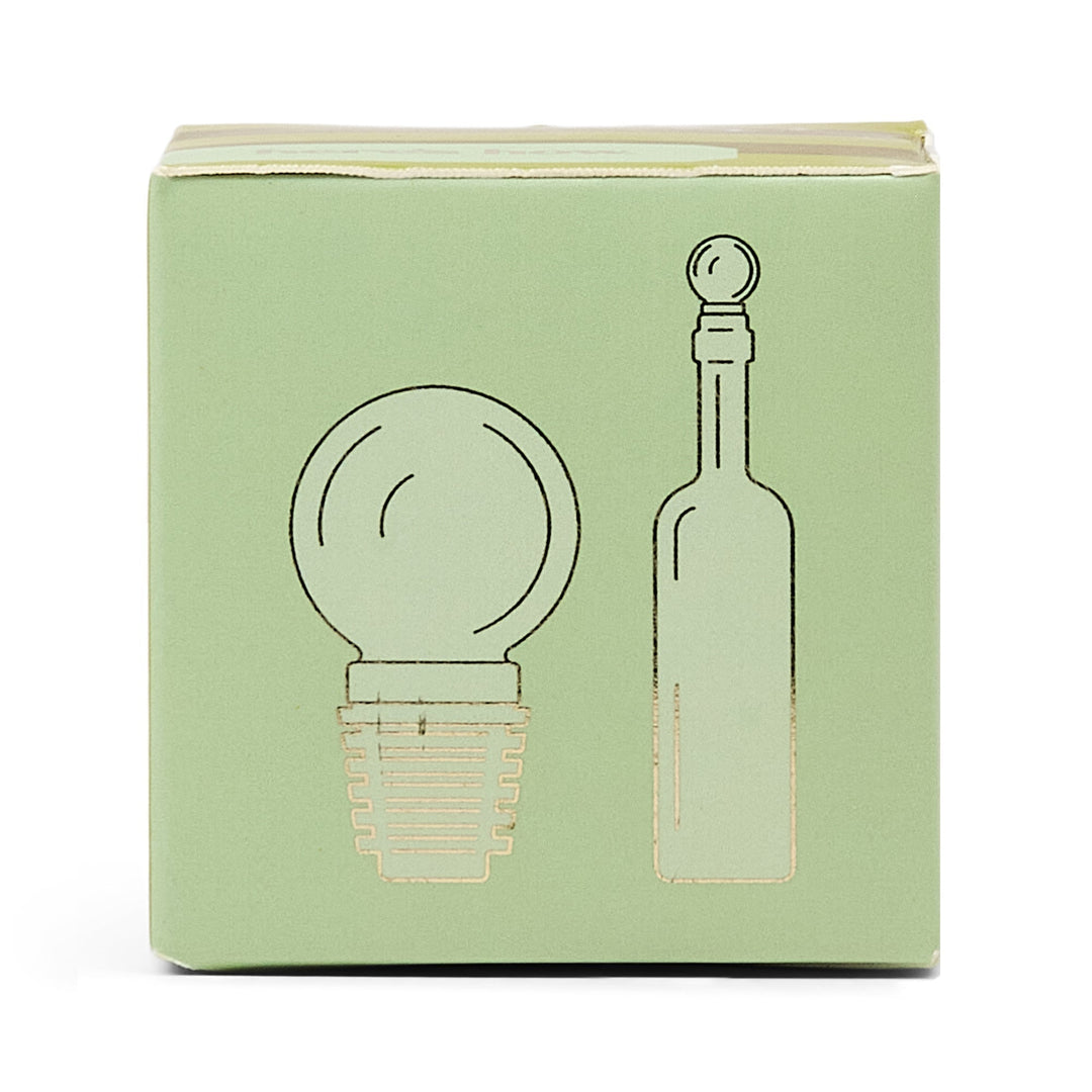 The Moony Glass Bottle Stopper - Olive Here's How