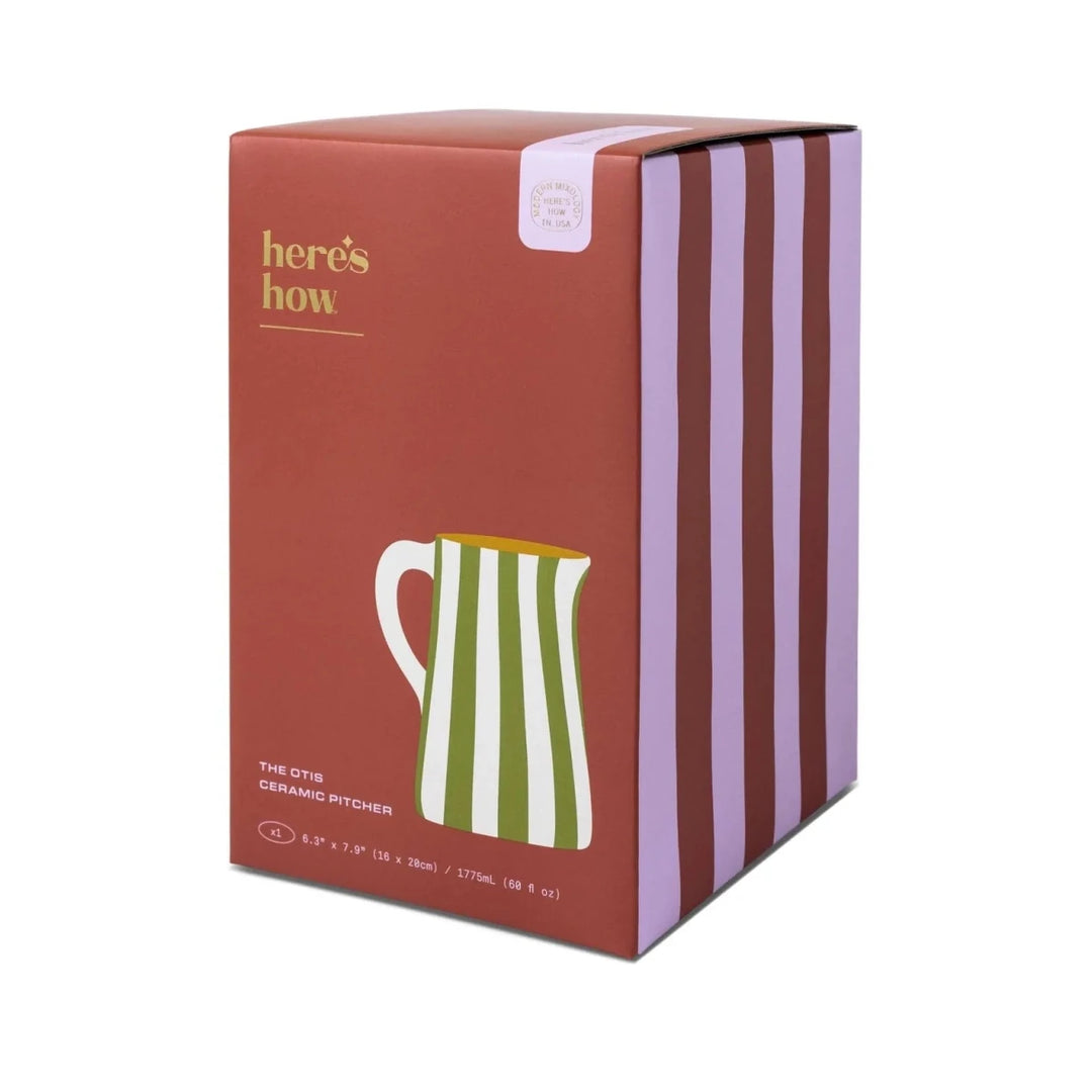 The Otis Ceramic Pitcher / Water Jug Here&