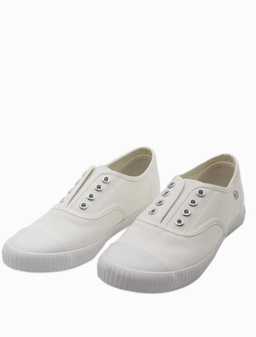 The Penny Plimsole White Shoes zjoosh