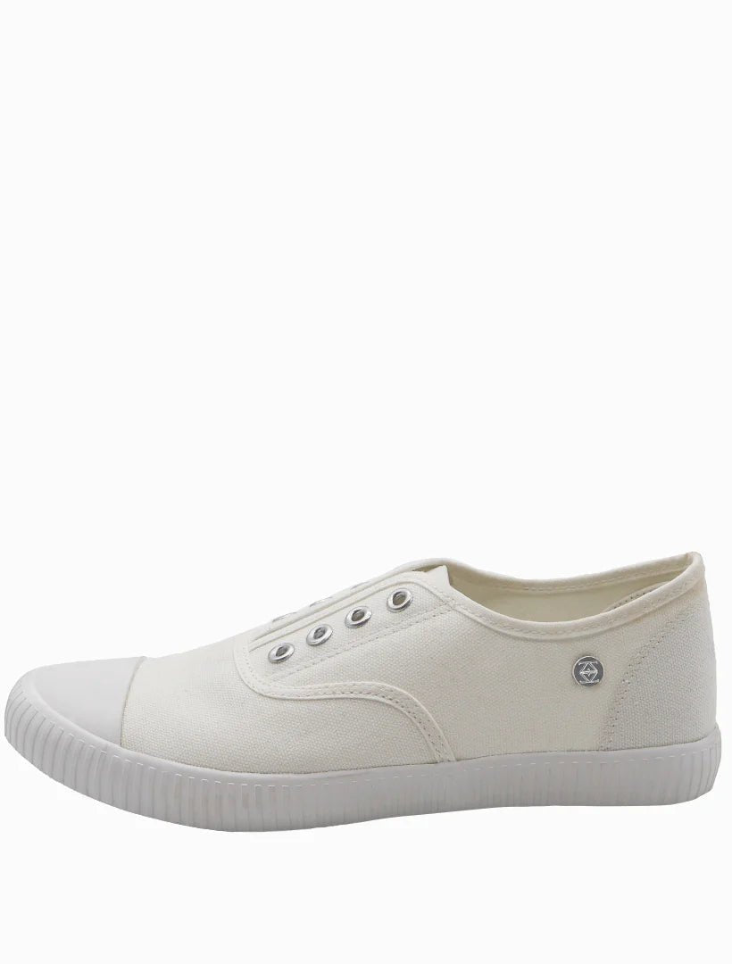 The Penny Plimsole White Shoes zjoosh