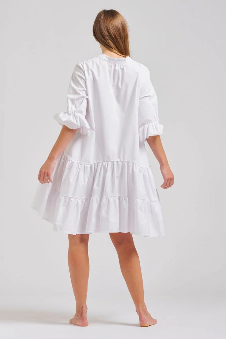 The Sindy Iversixed Cotton dress - White dress Shirty