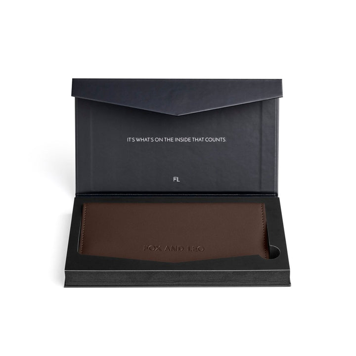 The Swallet - Chocolate Wallet Fox and Leo