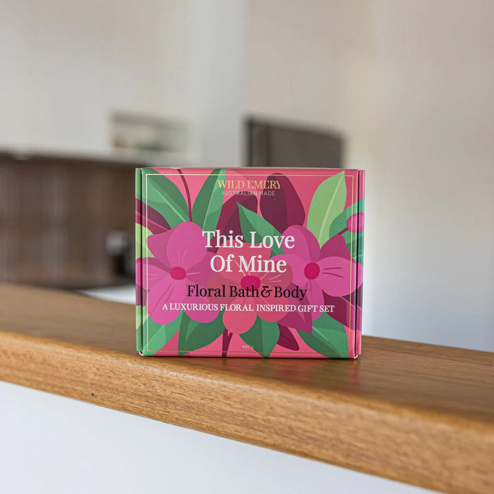 This Love of Mine - Floral Bath & Body Gift set Bath Bomb Wild Emery Pty Ltd
