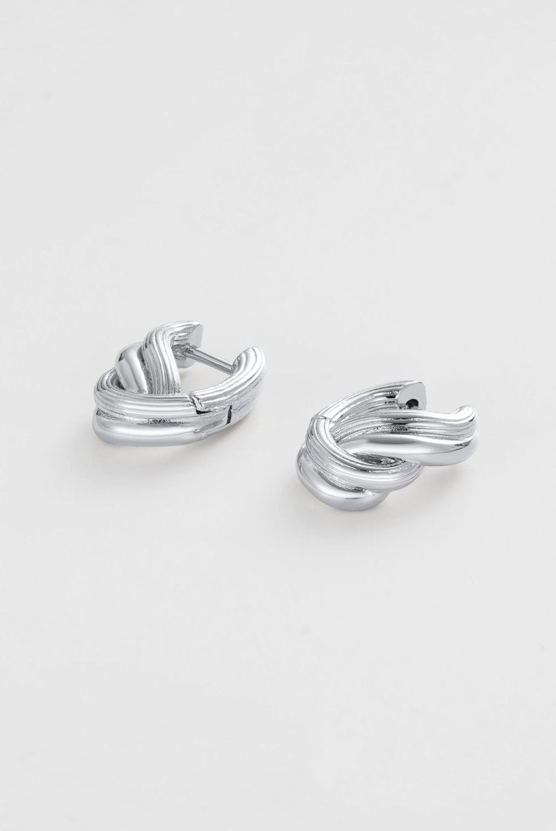 Tia Huggie - Silver Zafino