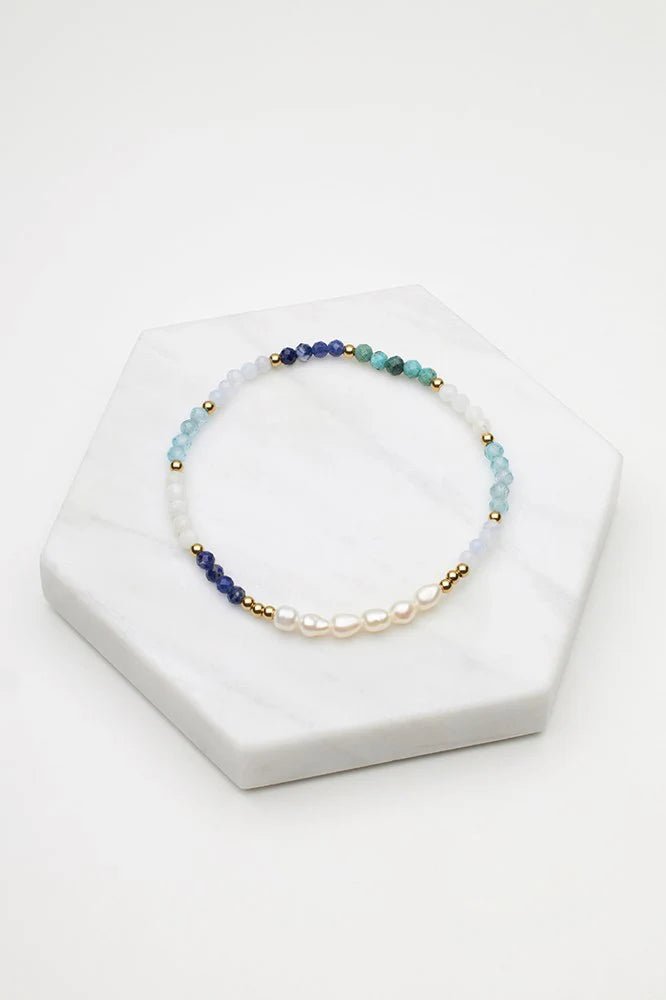 Tiana Bracelet Teal/Navy bracelet Zafino Jewellery