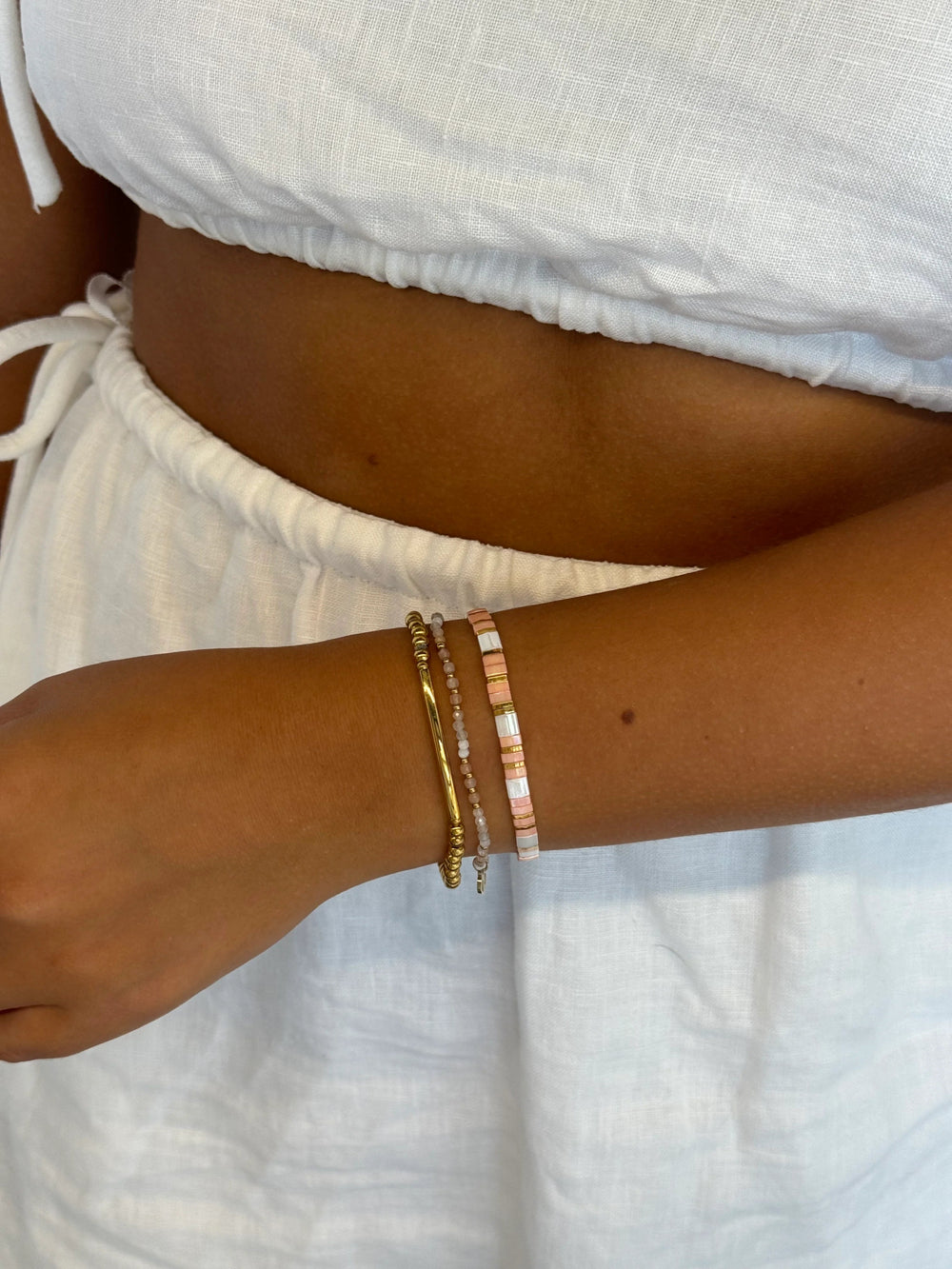 Tile Bracelet PINK bracelet Zafino Jewellery