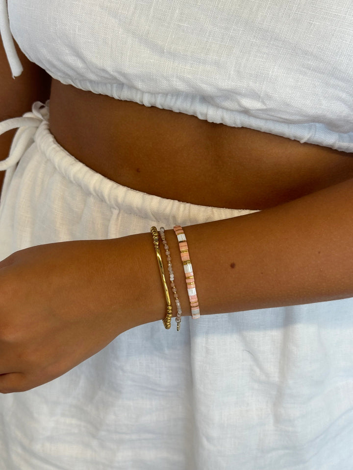 Tile Bracelet PINK bracelet Zafino Jewellery