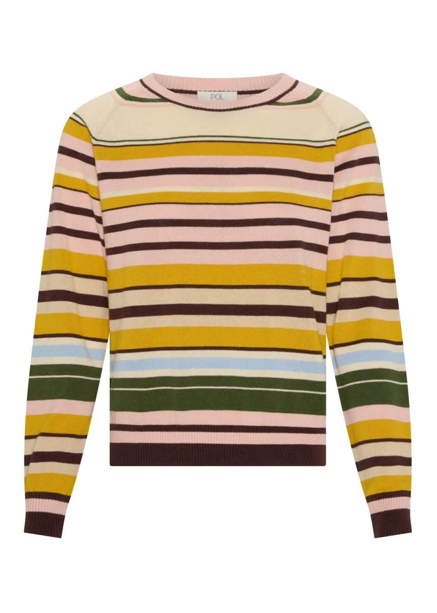 Tiller Multistripe Knit - Pink Mutistripe knit POL