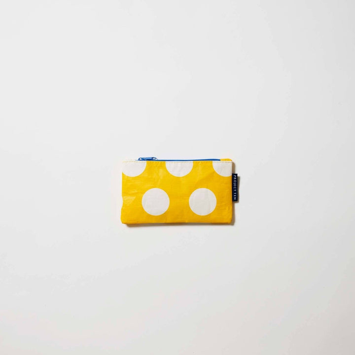 Tiny Zip Pouch – Yellow Polka Dot - Stanleyandstone