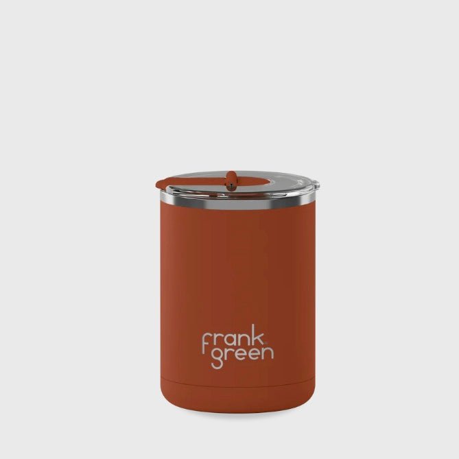 Toffee 12Oz Ceramic Coffee Cup with Hinged Lid - LIMITED EDITION coffee cup Frank Green