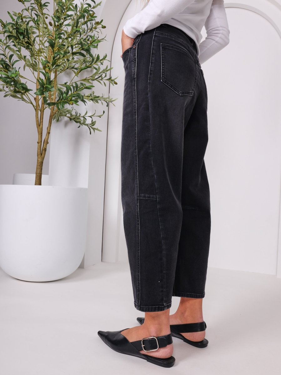 Toni Barrel Jeans - Black jeans Monaco Jeans