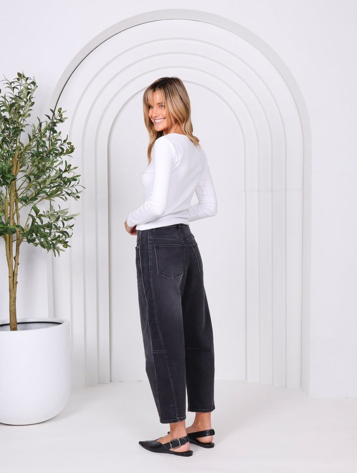 Toni Barrel Jeans - Black jeans Monaco Jeans