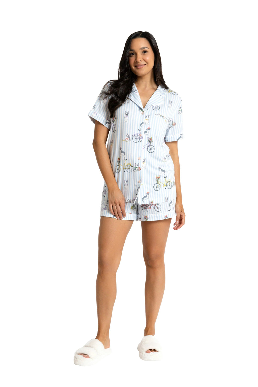 Tour De Frenchie Solouna Pyjamas sleepwear Souluna Sleepwear