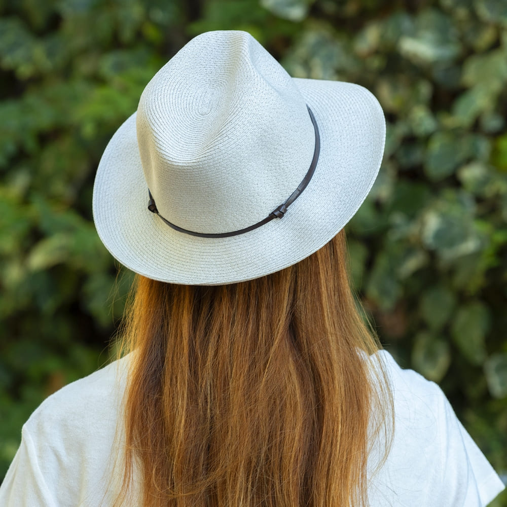 TRAVAUX EN COURS Borsalino Summer Hat - Off White hat Travaux en cours