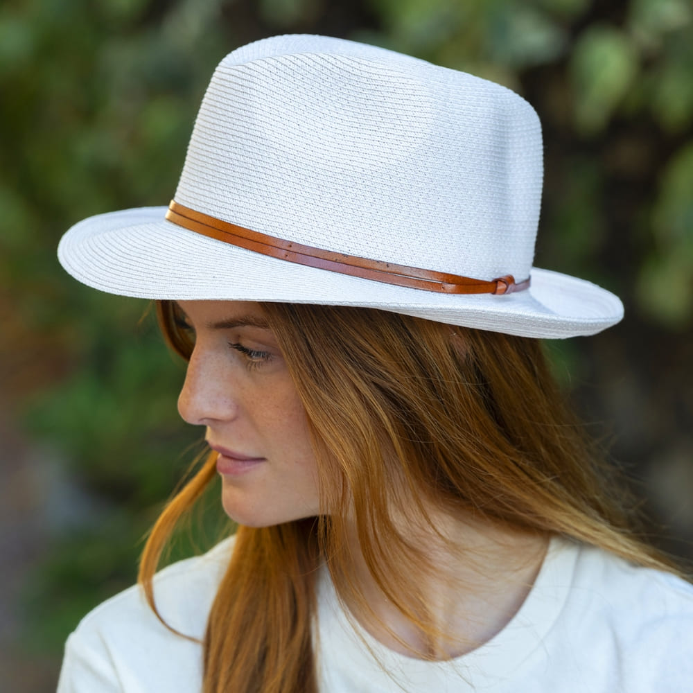 TRAVAUX EN COURS Borsalino Summer Hat - Powder Pink hat Travaux en cours