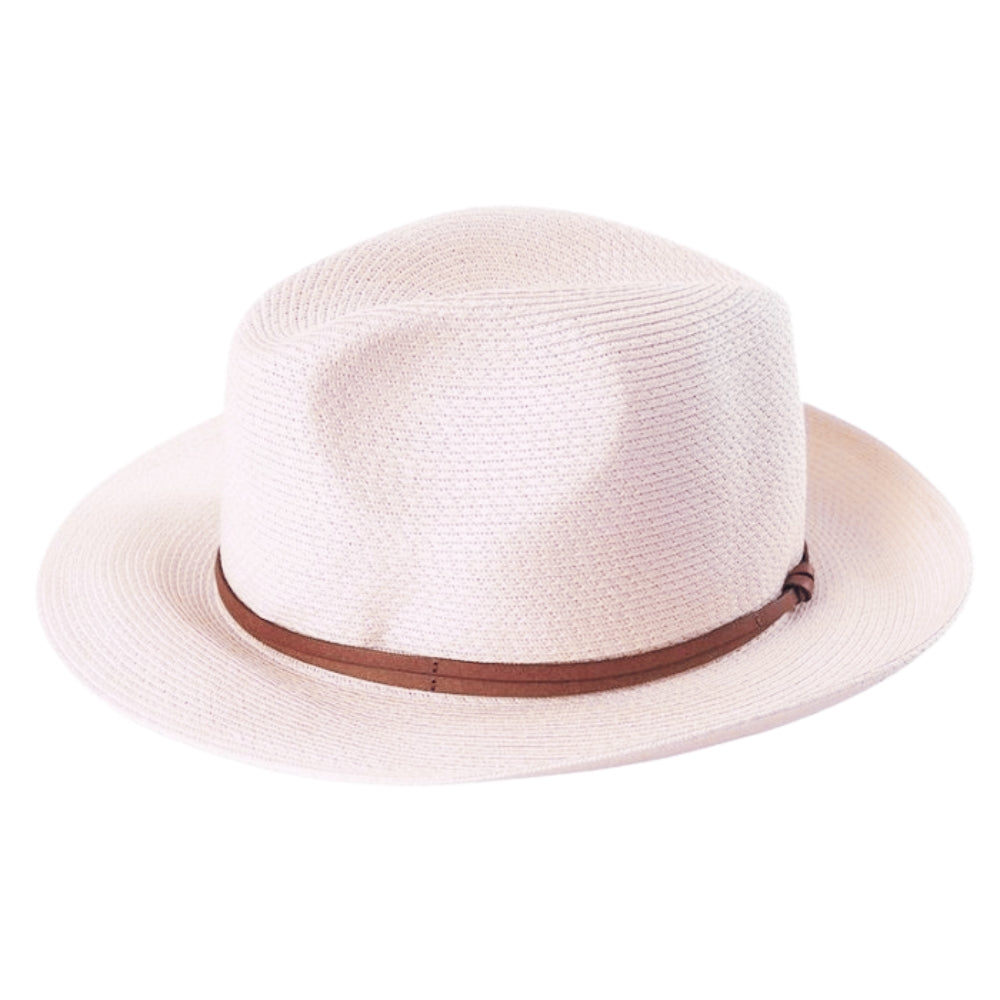 TRAVAUX EN COURS Borsalino Summer Hat - Powder Pink hat Travaux en cours