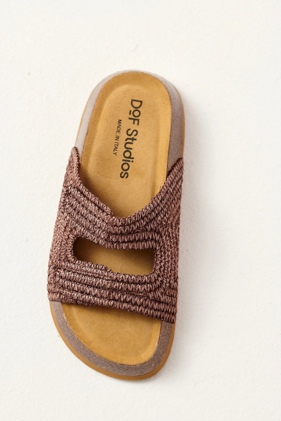 Tropea Mocha Raffia Shoes Department of Finery