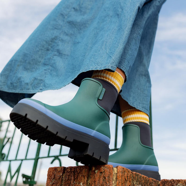 Tully Boot // Ocean Evergreen Gumboot Merry People