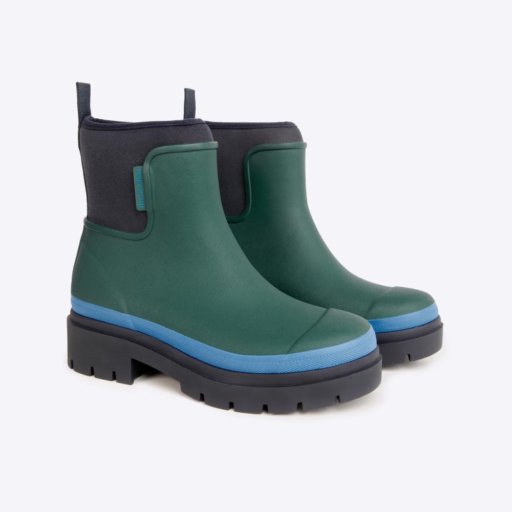 Tully Boot // Ocean Evergreen Gumboot Merry People