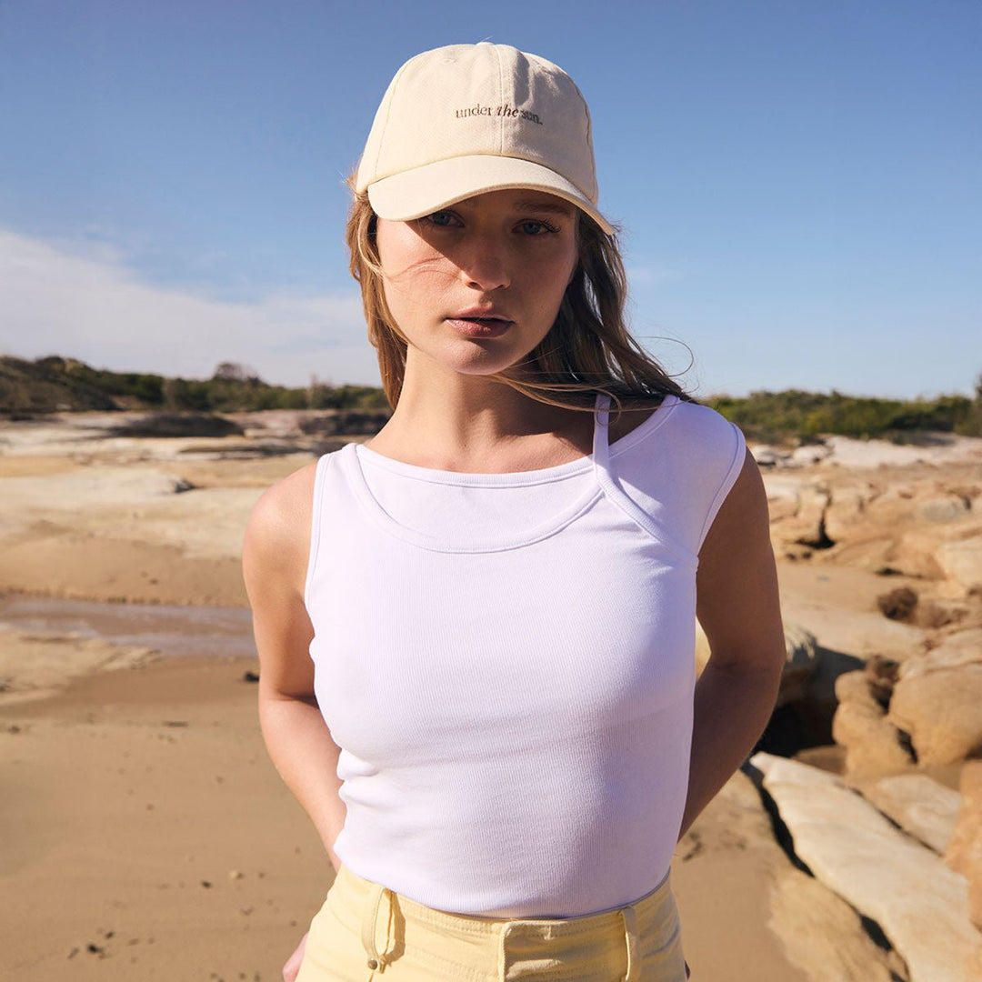 Under The Sun Cap - Cream - Stanleyandstone