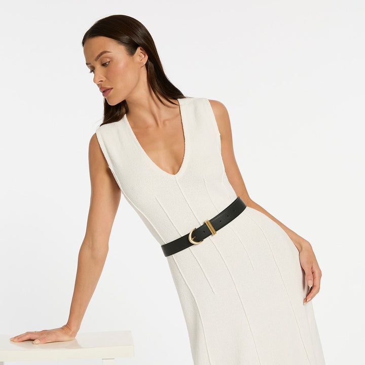 Under Your Spell Belt - Black Nappa/Gold - Stanleyandstone