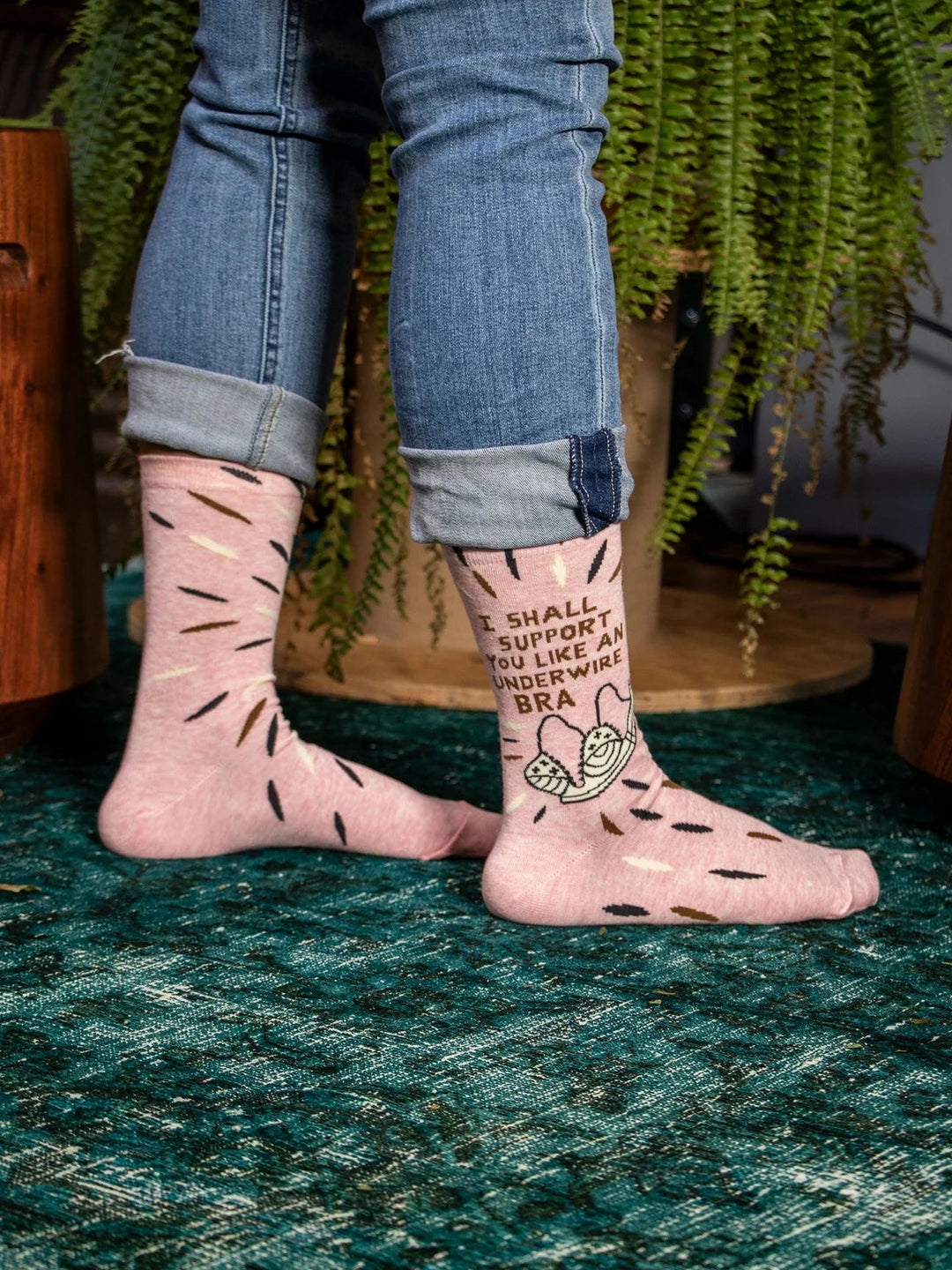 "Underwire Bra" Socks socks Blue Q Socks