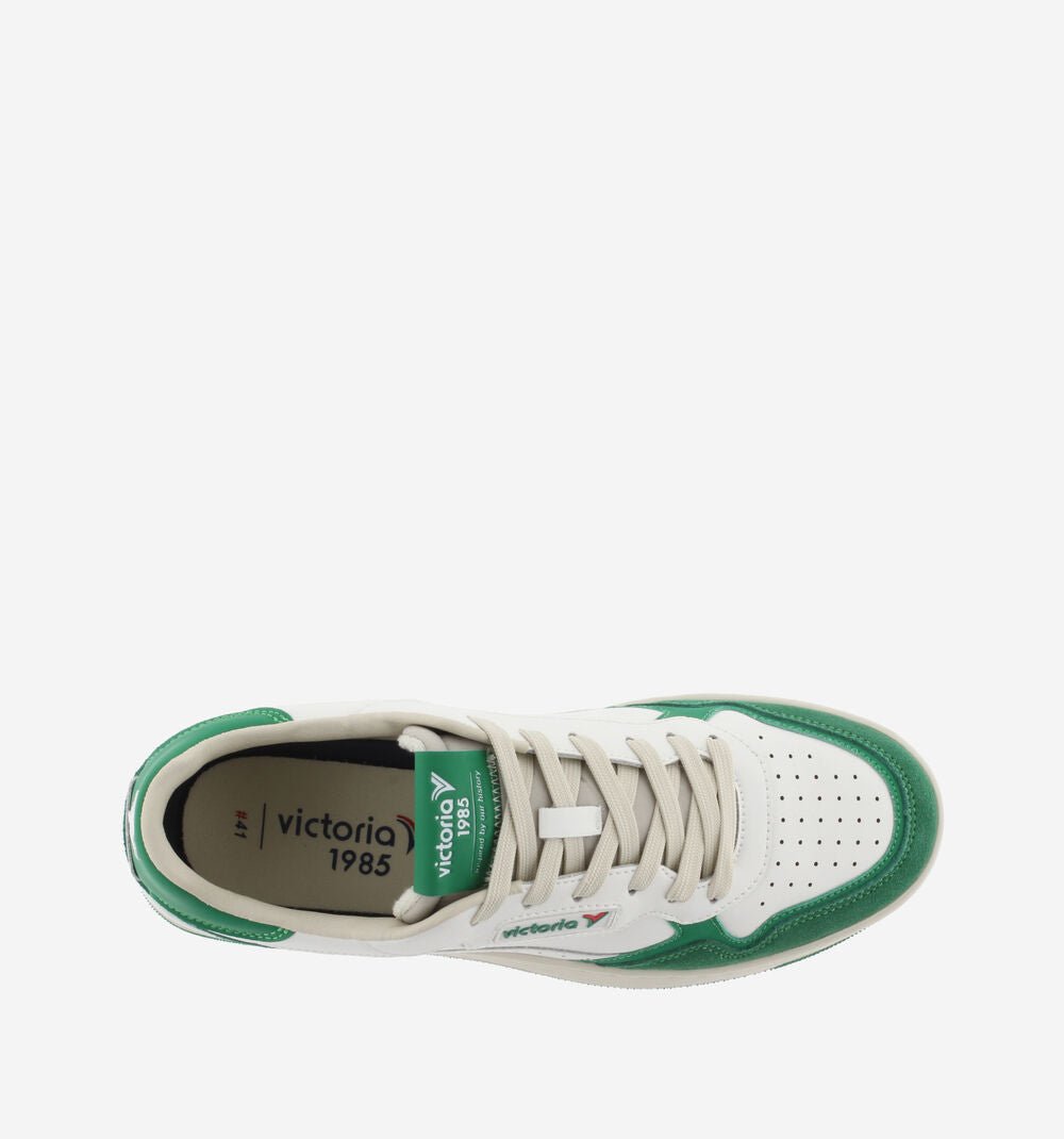 Unisex single-colour retro trainers Emerald Green Shoes Victoria Shoes
