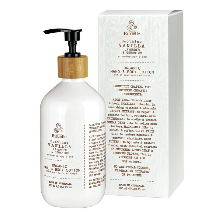 Urban Rituelle 500m lHand and Body Lotion - Vanilla Candles Urban Rituelle