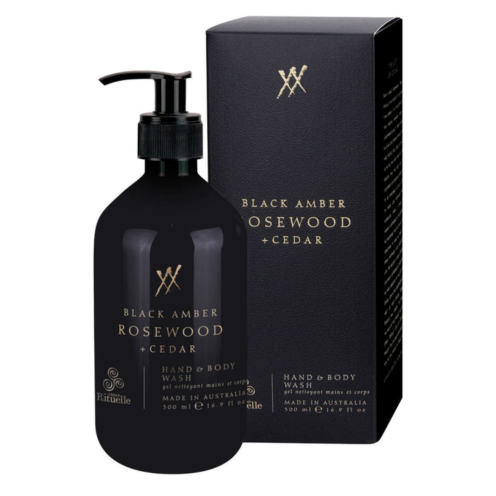 Urban Rituelle EQ 500m Hand and Body Wash - Black Amber Candles Urban Rituelle