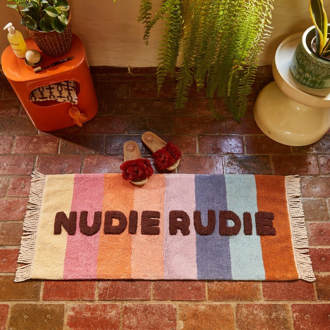 Valli Nudie Rudie Bath Runner Bath Mats &amp; Rugs Sage &amp; Clare