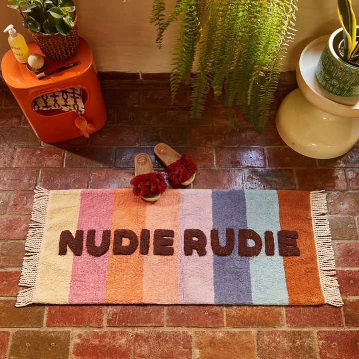 Valli Nudie Rudie Bath Runner Bath Mats &amp; Rugs Sage &amp; Clare