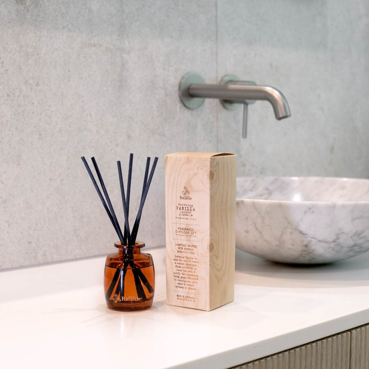 Vanilla, Lavender &amp; Geranium Mini Fragrance Diffuser Set | 90ml Diffuser Urban Rituelle
