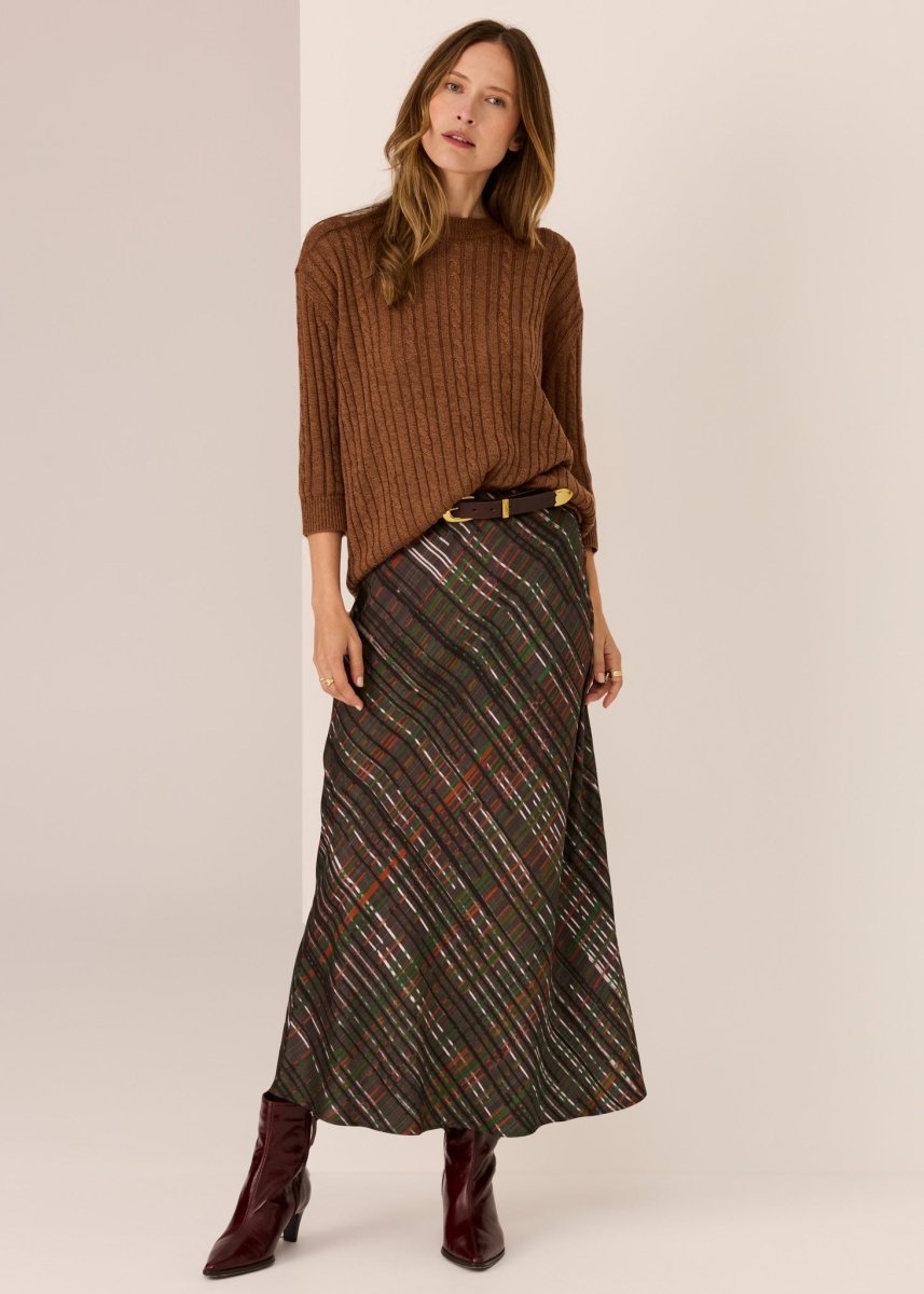 Vaun Cable Knit Tee knit POL