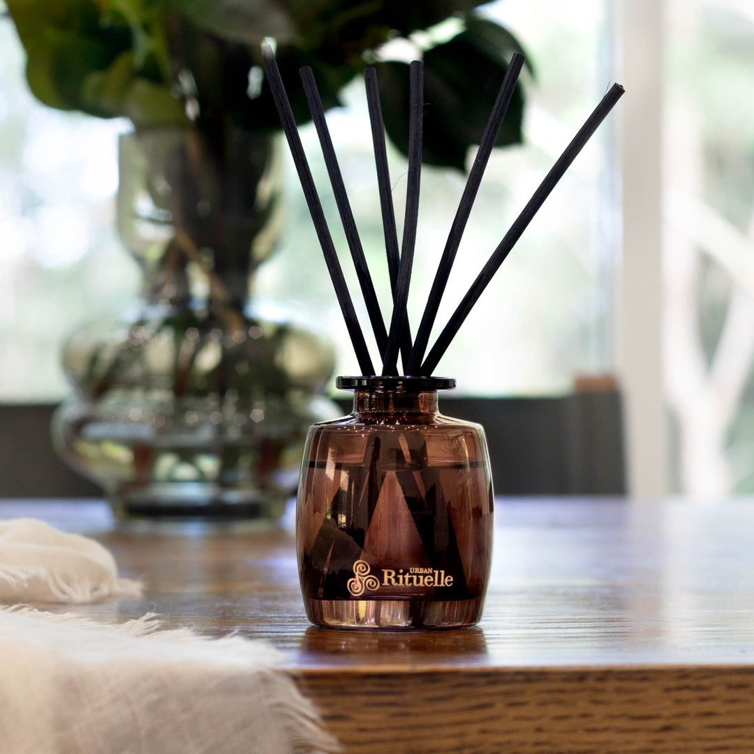 Velvet Rose Garden, Patchouli, Amber Mini Fragrance Diffuser Set | 90ml Diffuser Urban Rituelle