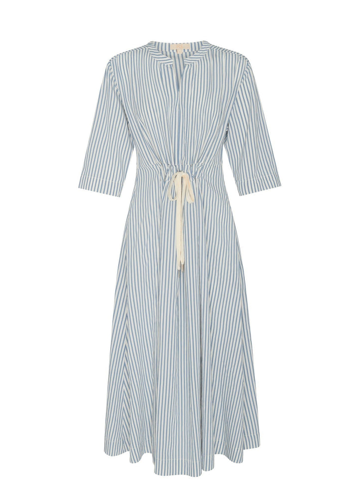 Vera Shirt Dress - Blue Stripe POL