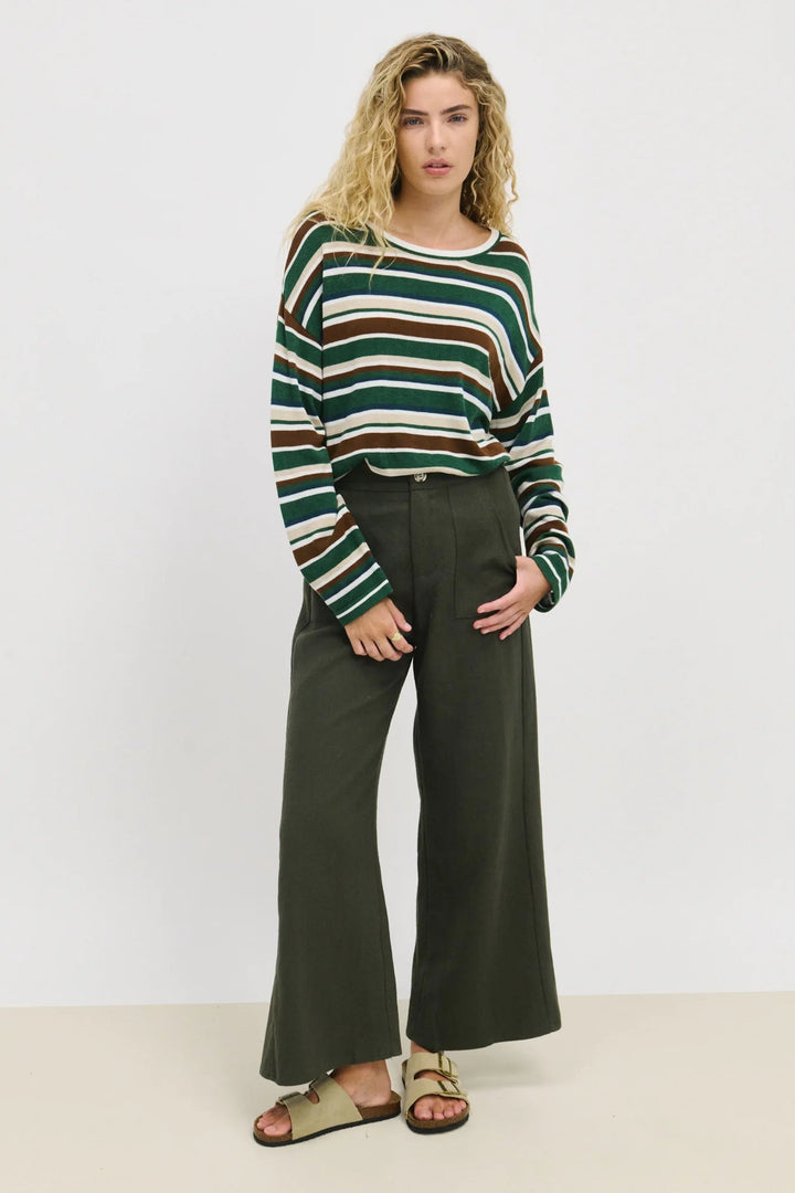 Verity Stripe Top Long sleeve tee Little Lies