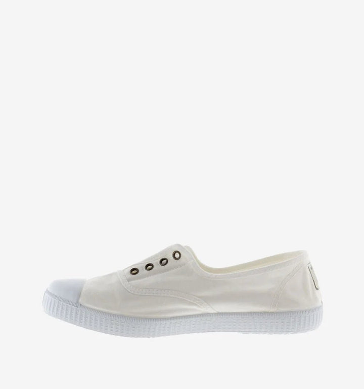 Victoria Shoes Canvas Elastic Trainers - Blanco Shoes Victoria Shoes