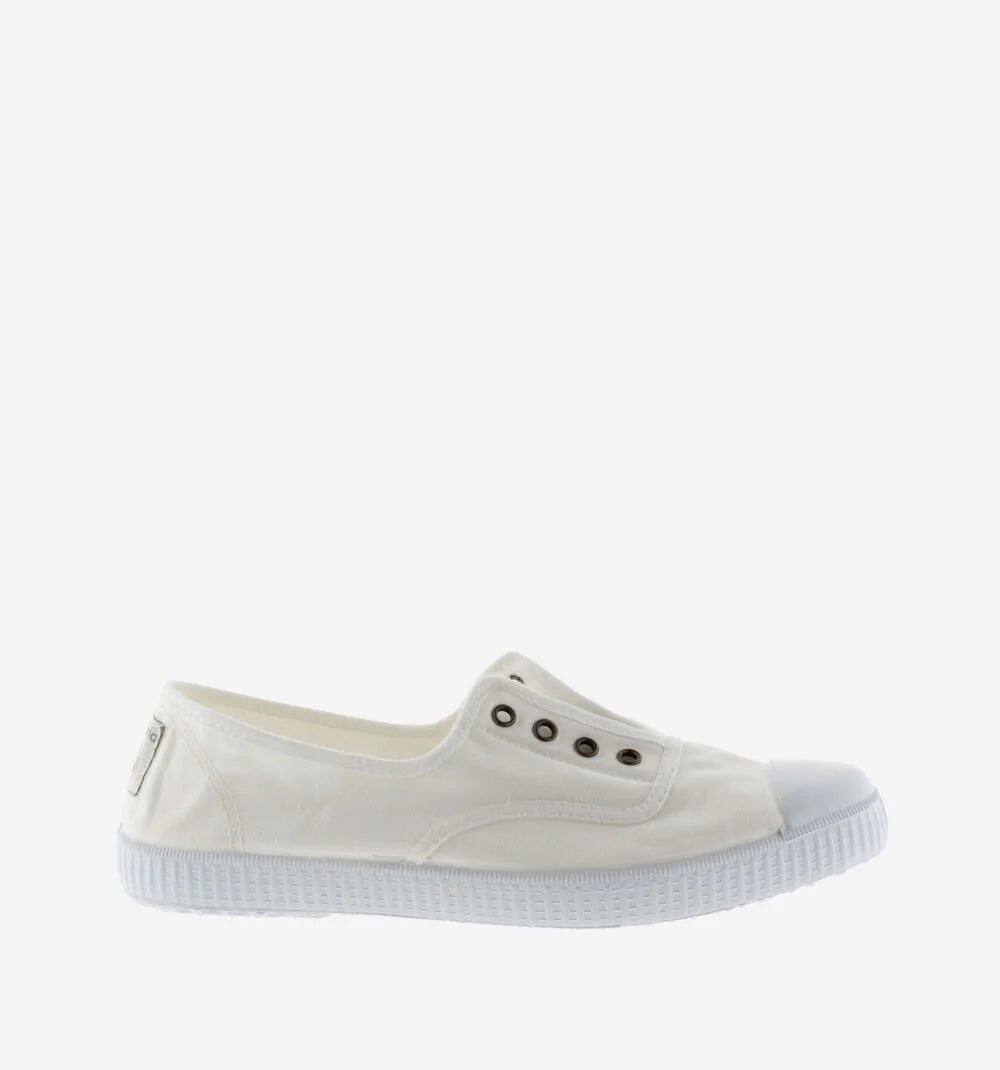 Victoria Shoes Canvas Elastic Trainers - Blanco Shoes Victoria Shoes