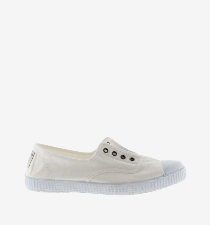 Victoria Shoes Canvas Elastic Trainers - Blanco Shoes Victoria Shoes