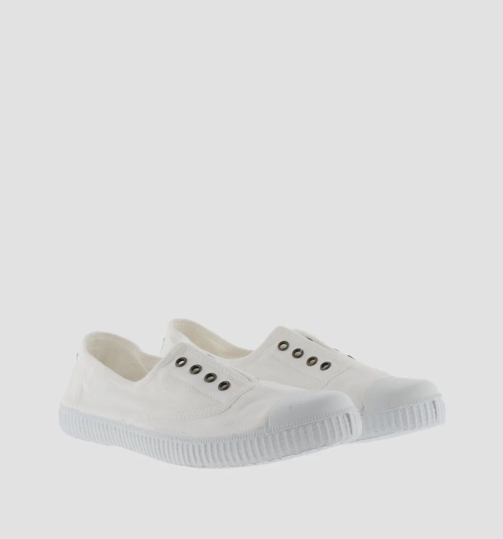 Victoria Shoes Canvas Elastic Trainers - Blanco Shoes Victoria Shoes