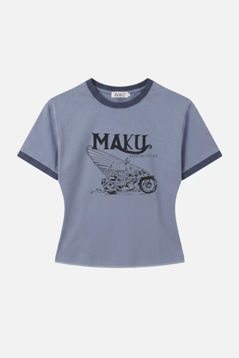 Vintage Moto Tee Tee shirt MAKU THE LABEL