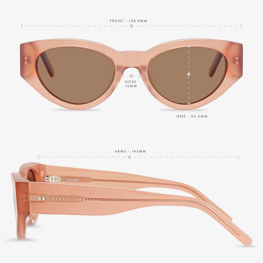 Visceral Sunglasses - Rose - Stanleyandstone