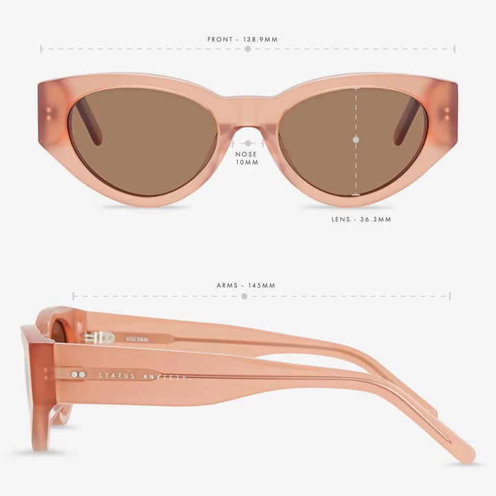 Visceral Sunglasses - Rose - Stanleyandstone