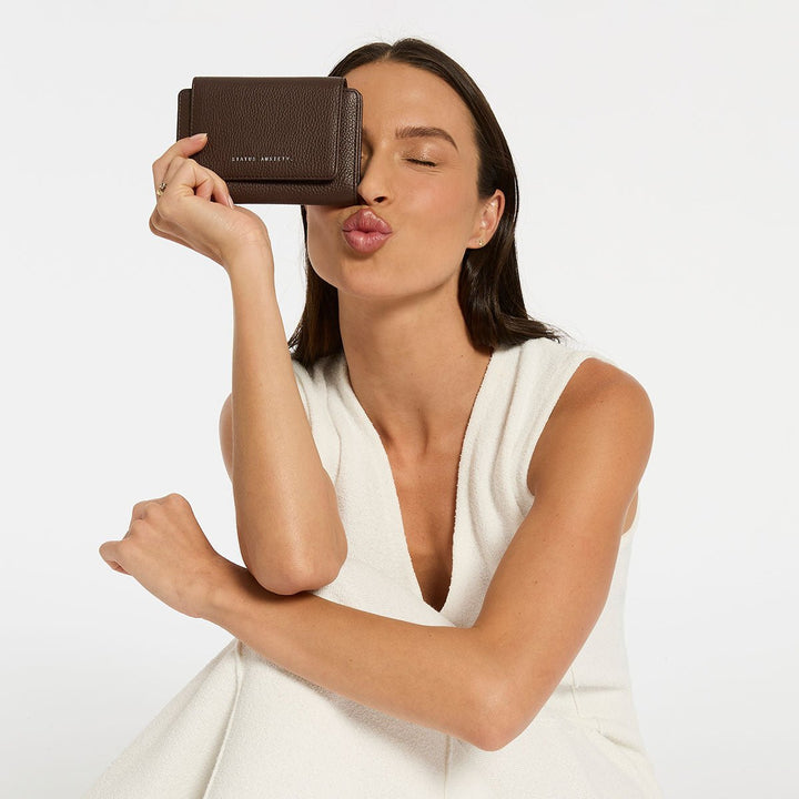 Visions Wallet - Cocoa wallet Status Anxiety