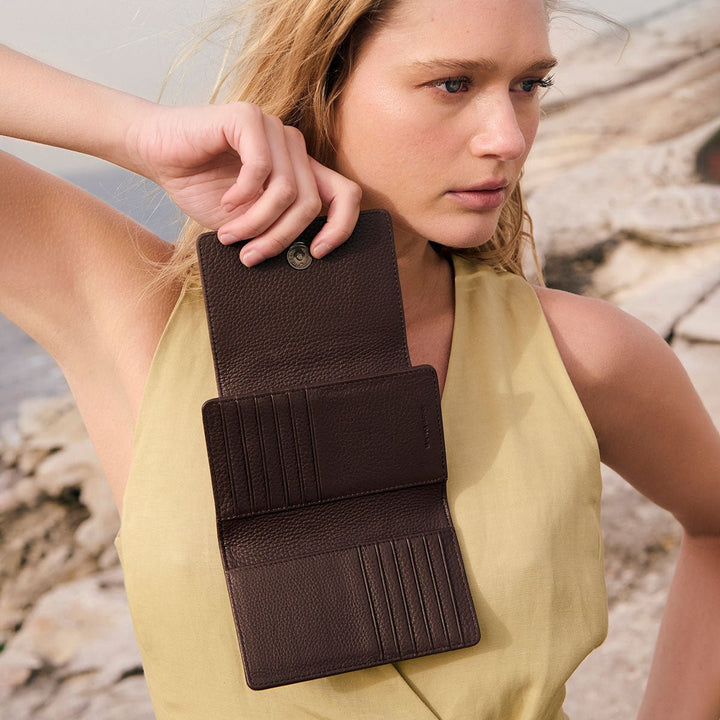 Visions Wallet - Cocoa wallet Status Anxiety