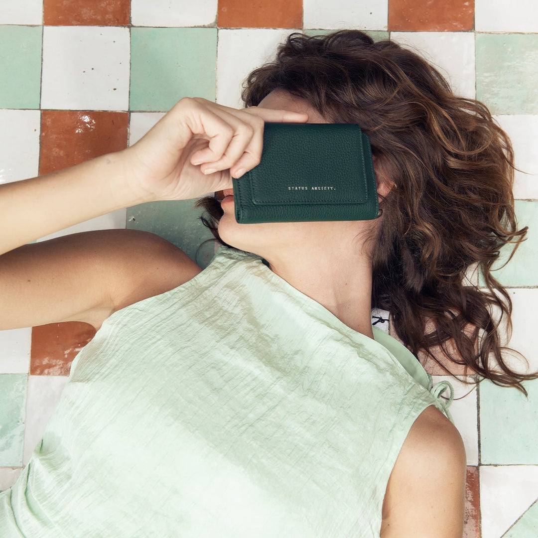 Visions Wallet - Teal wallet Status Anxiety